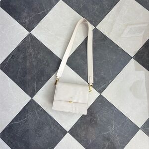 JW PEI Elegant White Crossbody Bag